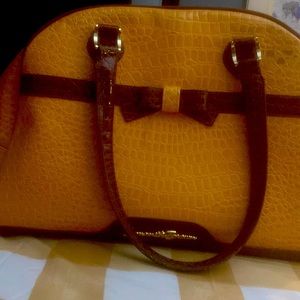 Samantha Brown yellow Croc Carry On